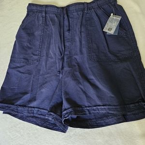 Womens Gloria Vanderbilt Navy Shorts NWT